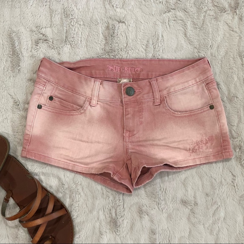 Degree Pink Jean Shorts
